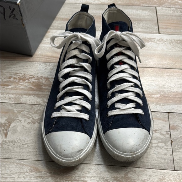 Prada Men's Navy sneakers - Picture 1 of 10
